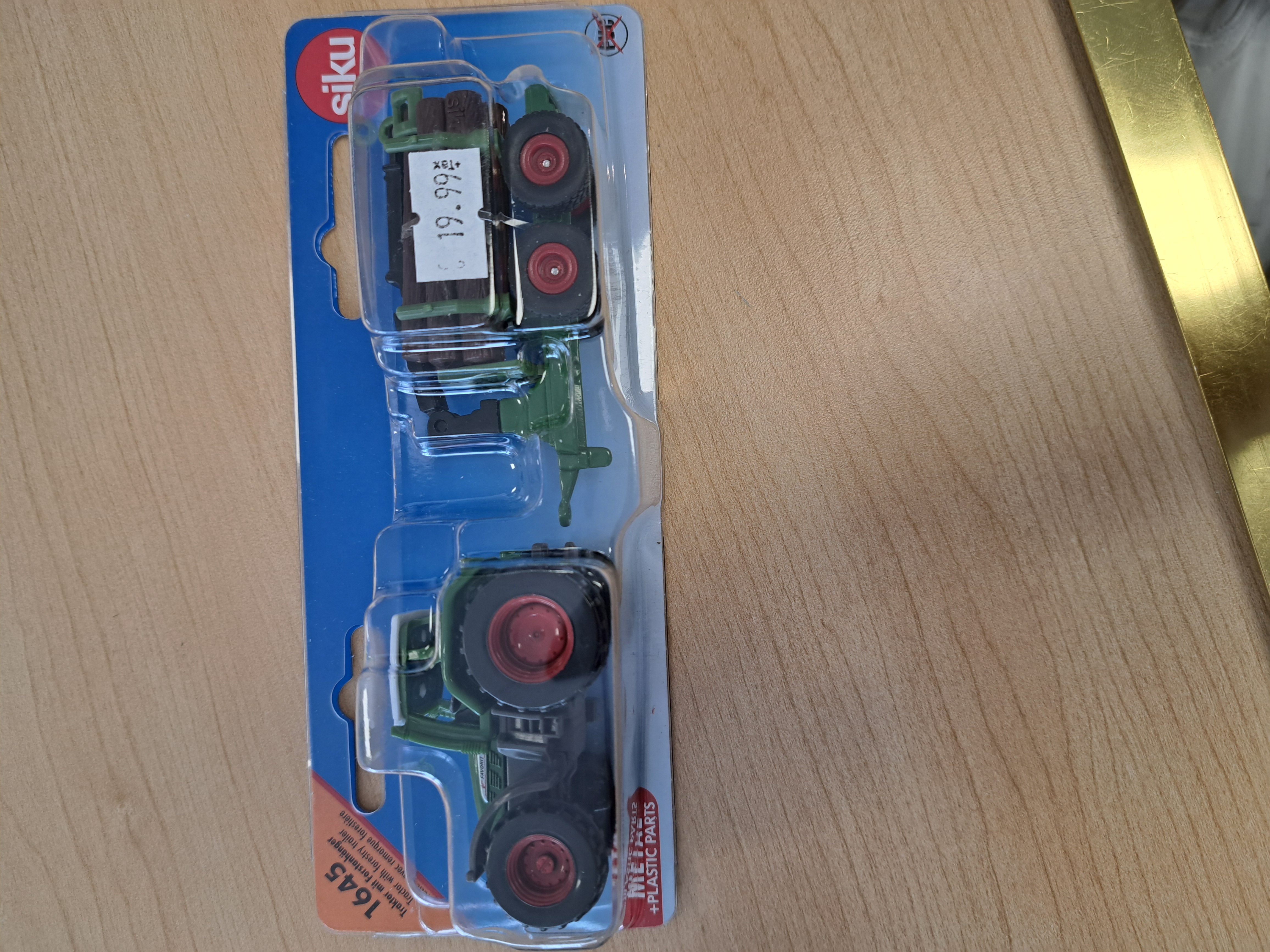 siku tracteur avec remorque forestière